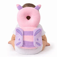 Baby Head Protector Cushion, Soft Plush Safety Backpack, Adjustable Straps, Anti-Fall Pillow, Butterfly Style, for Infants 6-24 Months (Butterfly)